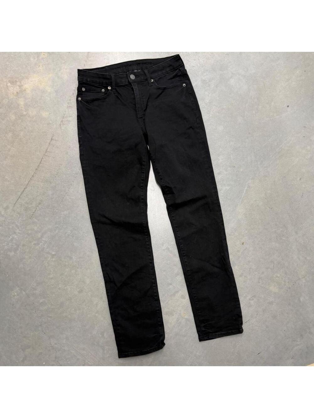 Y2K Men's American Eagle Next Level Flex Black Slim Jeans 30x32
